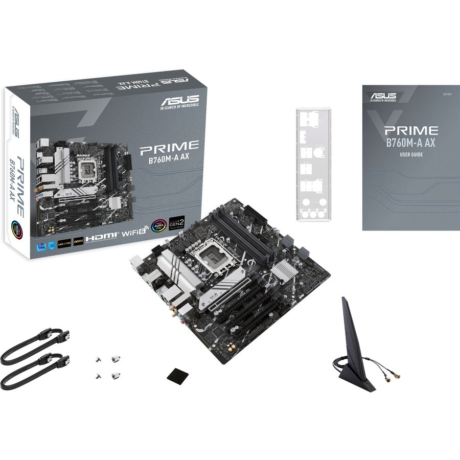 ASUS PRIME B760M-A AX Desktop Motherboard - Intel B760 Chipset