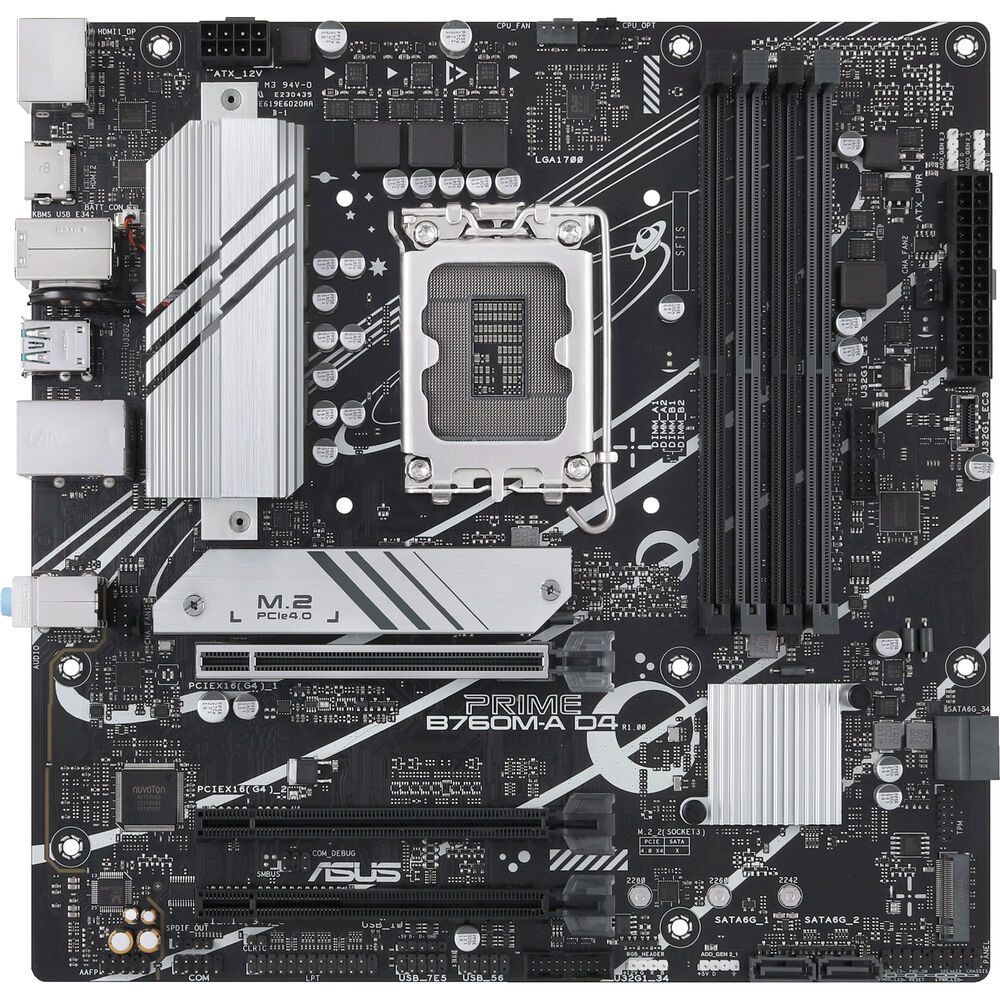 ASUS PRIME B760M-A D4-CSM mATX Motherboard - LGA 1700 Socket