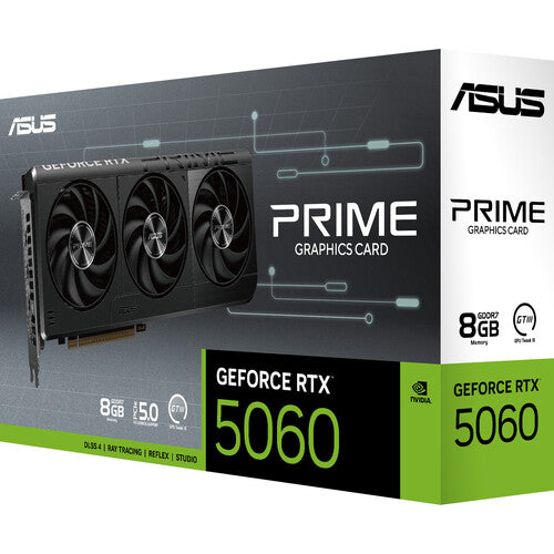ASUS PRIME-RTX5060-8G Graphic Card - GeForce RTX 5060 8GB GDDR7 128bit PCIE