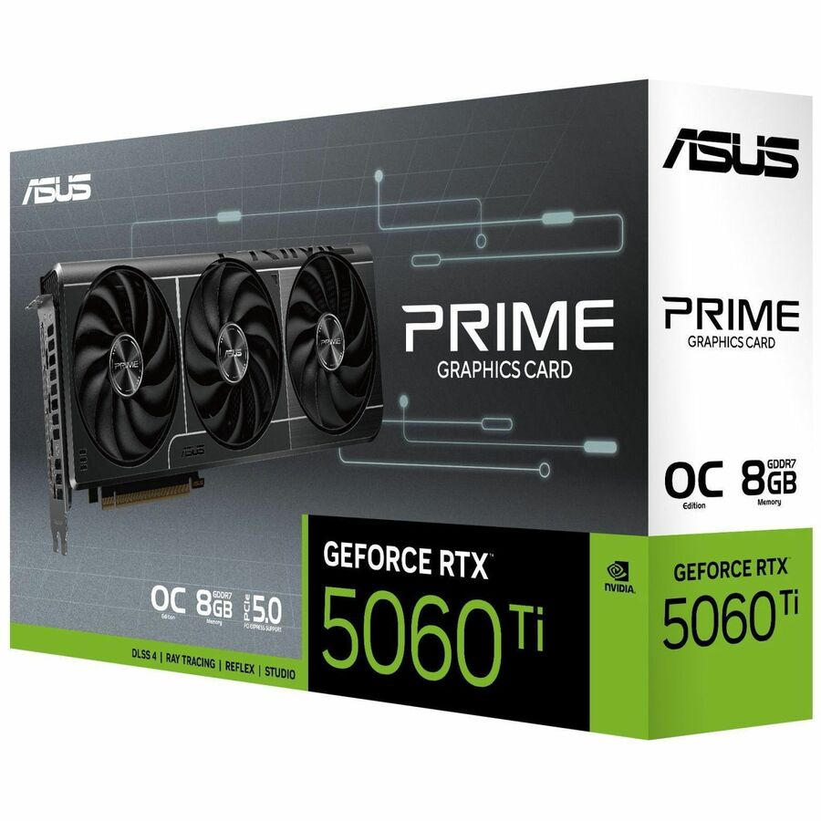 ASUS PRIME-RTX5060TI-O8G NVIDIA GeForce RTX 5060 Ti Graphic Card - 8 GB GDDR7