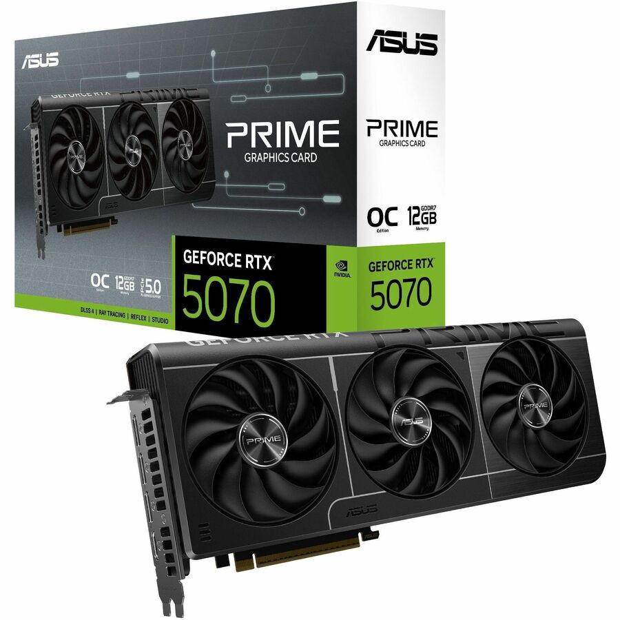ASUS PRIME-RTX5070-O12G NVIDIA GeForce RTX 5070 Graphic Card - 12 GB GDDR7