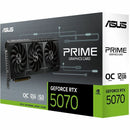 ASUS PRIME-RTX5070-O12G NVIDIA GeForce RTX 5070 Graphic Card - 12 GB GDDR7