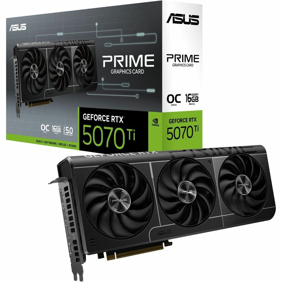 ASUS PRIME-RTX5070TI-O16G NVIDIA GeForce RTX 5070 Ti Graphic Card - 16 GB GDDR7
