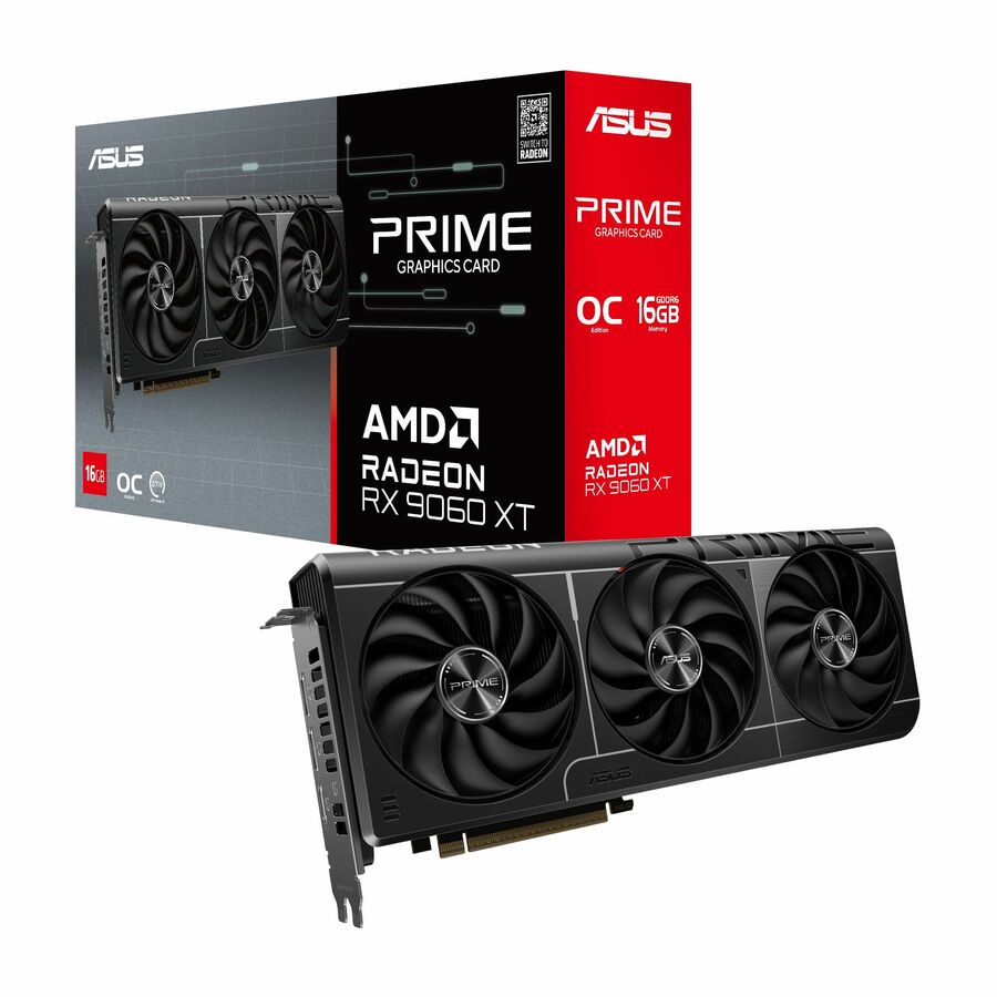 ASUS PRIME-RX9060XT-O16G AMD Radeon 9060 XT Graphic Card - 16 GB GDDR6