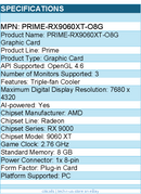 ASUS PRIME-RX9060XT-O8G AMD Radeon 9060 XT Graphic Card - 8 GB GDDR6