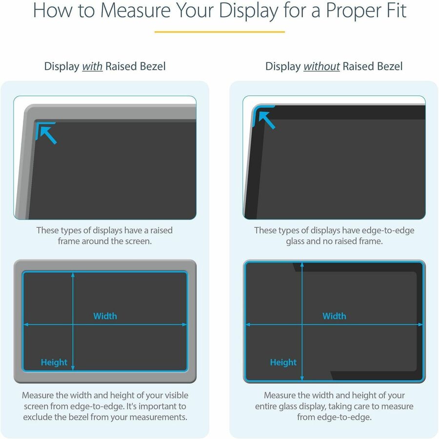 StarTech PRIVSCNMON34W Privacy Screen - 21:9 Widescreen for 34 inch Monitor
