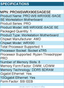 ASUS PROWSWRX90ESAGESE Workstation Motherboard - AMD WRX90 Chipset