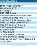 MSI PROB760VCWIFI7 PRO B760-VC WIFI IV LGA 1700 ATX Motherboard