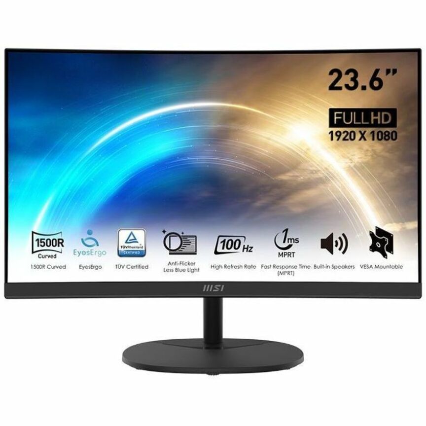 MSI PROMP2412C PRO MP2412C - LED monitor - curved - Full HD (1080p) - 24"