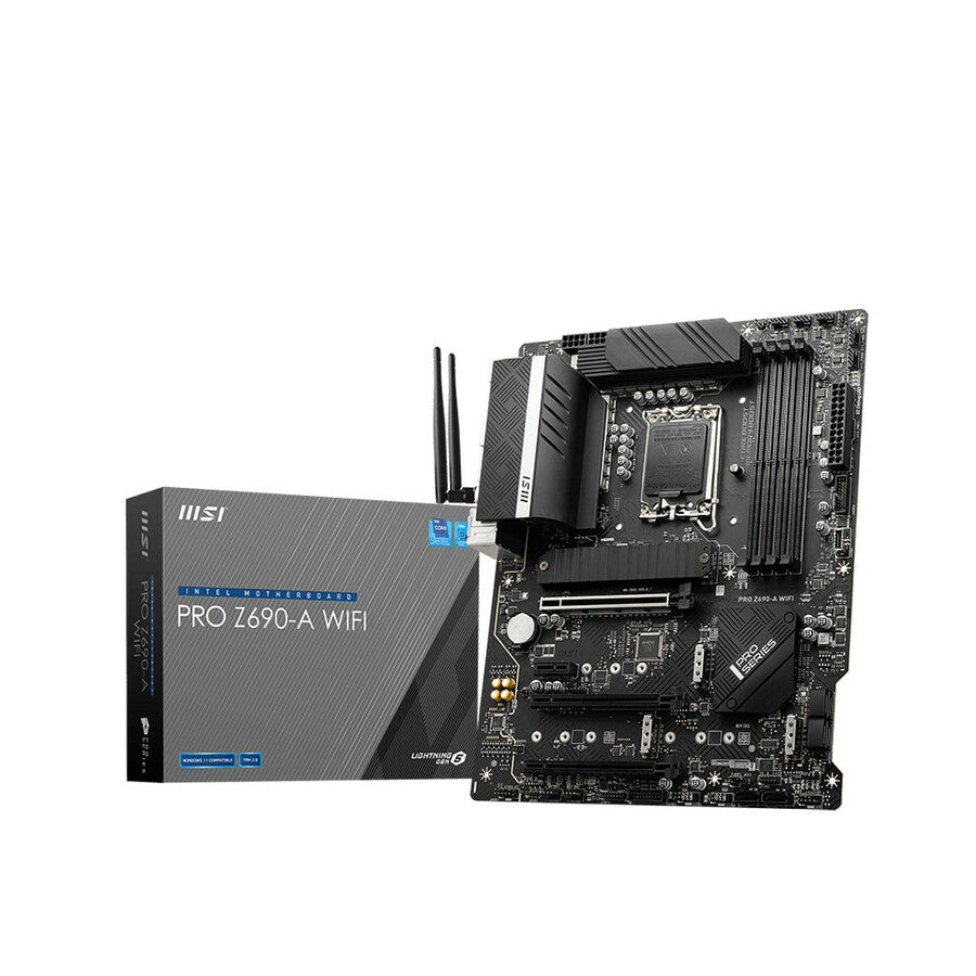 MSI PROZ690AWIFI Desktop Motherboard - Intel Z690 Chipset - Socket LGA-1700