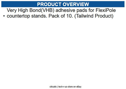 ENS PRT00201-10 Tailwind, Adhesive Bond Disc (vhb), Pack Of 10