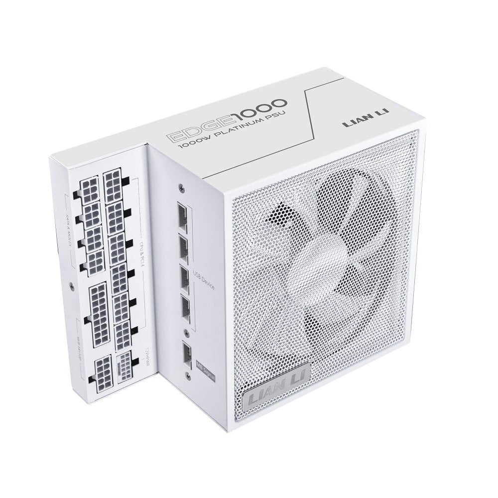 Lian Li EG1000WE.US 1000W Full Modular Power Supply 80 Plus Gold L-Shape White