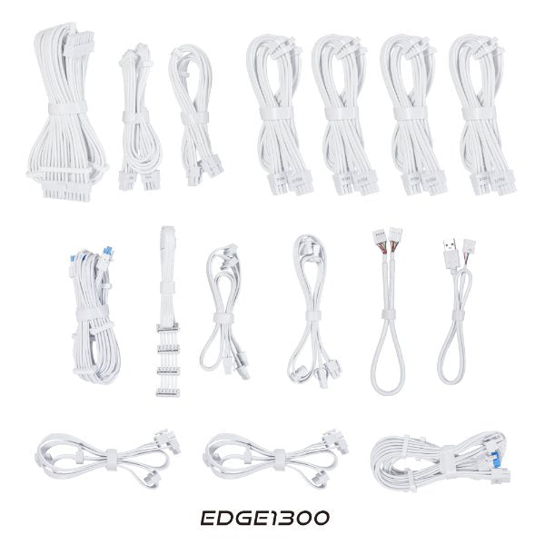 Lian Li EG1300WE.US 1300W Full Modular Power Supply 80 Plus Platinum L-Shape WHT