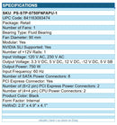 ThermalTake PS-STP-0750FNFAPU-1 Toughpower SFX 750W SFX Plat Modular Power Supp