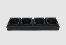 Portsmith PSC4MC9300C MC9300 4-SLOT CHARGE DOCK KIT - Black