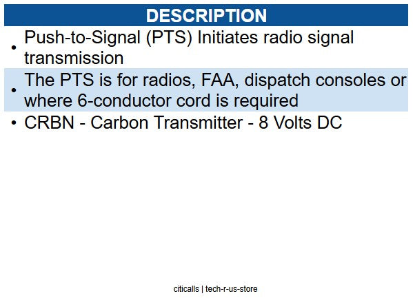 Forester Solutions INC PTS-500-OP5-00 50296.001  AMPLIFIED HANDSET