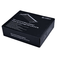 Lian Li PW-PCI-520 PCIE 5.0 4.0 16X Riser Extension Cable Double Bandwidth Black