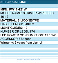 Lian-Li PW16-121W Cable - 12+4 pin to 12+4 pin cable Retail