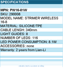 Lian-Li PW16-81W Cable - 12+4 pin to 12+4 pin cable Retail