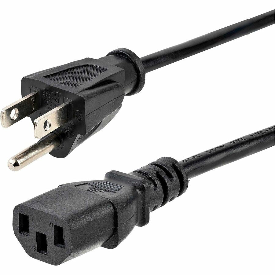 StarTech PXT101_10 10 ft Standard Computer Power Cord-NEMA5-15P to C13 Retail
