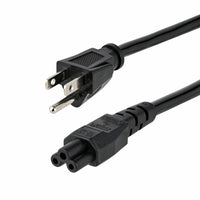 StarTech PXT101NB3S10 10ft  Laptop Power Cord, NEMA 5-15P to C5 (Clover Leaf)