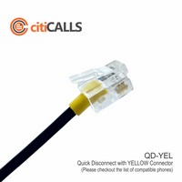 Ovis HS84-YEL Dual Ear Headset w QuickDisconnect Cable for Avaya Cisco Panasonic
