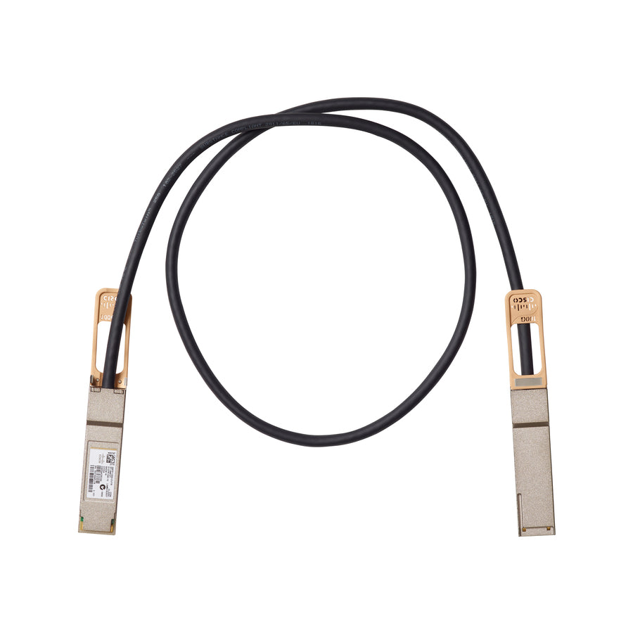 Cisco QSFP-100G-CU1M= 100GBASE-CR4 QSFP Passive Copper Cable, 3.28 ft QSFP