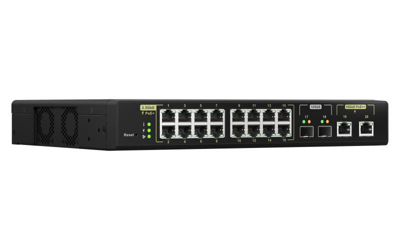 QNAP QSW-M2116P-2T2S-US - Switch - managed - 16 x 100/1000/2.5G (PoE+)