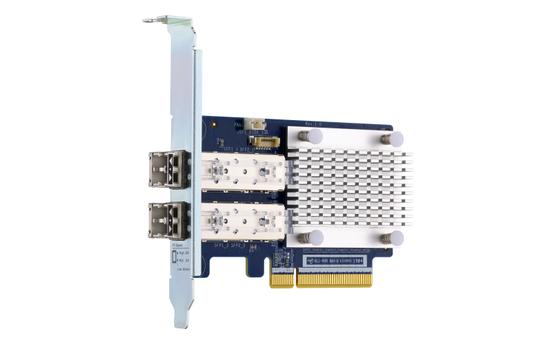 QNAP QXP-16G2FC - host bus adapter - PCIe 3.0 x8 - 16Gb Fibre Channel Gen 5 x 2