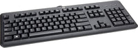 HPI QY776AT#ABA USB PREMIUM Keyboard - Cable - Spill Drain - Black
