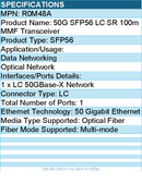 HPE R0M48A 50G SFP56 LC SR 100m MMF Transceiver - For Optical Network