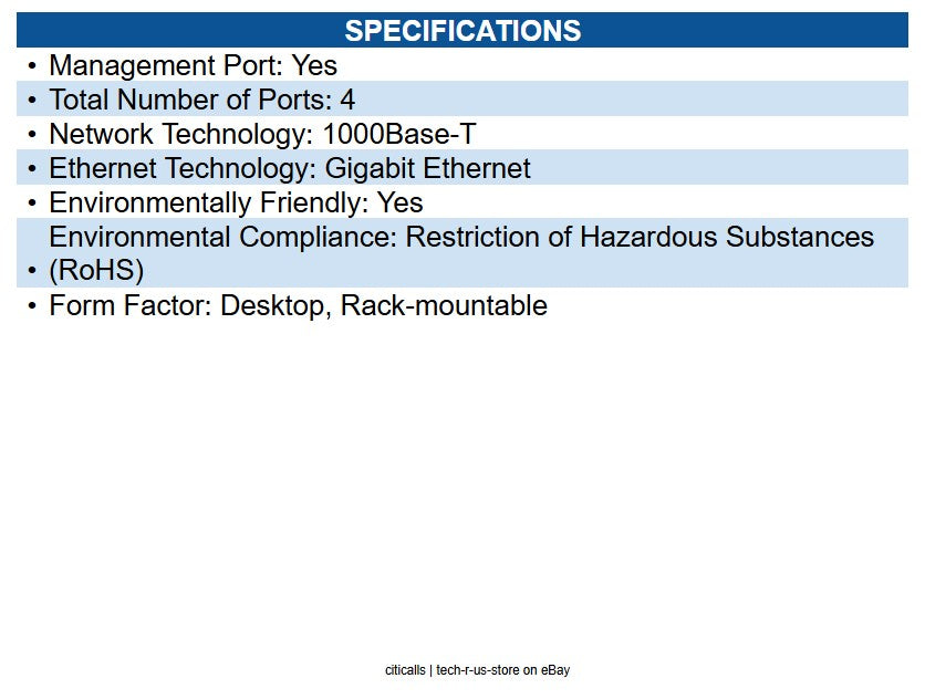 HPE R1B20A 4-Port GbE RJ45 Gateway 4 Ports - Management Port - Gigabit Ethernet
