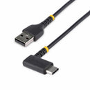 StarTech R2ACR-30C-USB-CABLE 12in USB A to C Charging Cable Right Angle