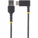 StarTech R2ACR-30C-USB-CABLE 12in USB A to C Charging Cable Right Angle