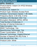 HPE R4W01A Instant On 802.11ax 1.66 Gbit/s Wireless Access Point - 10.10 W