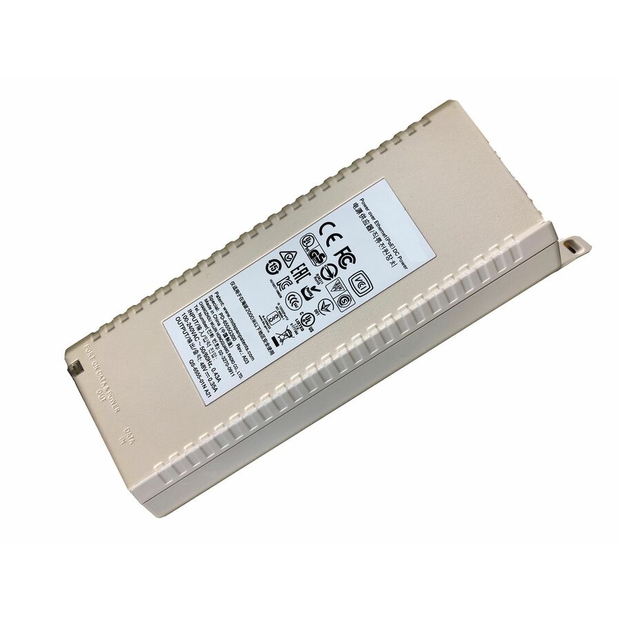 HPE R6P67A PoE Injector - 1 x Ethernet Input Port(s) - 1 x PoE Output Port(s)