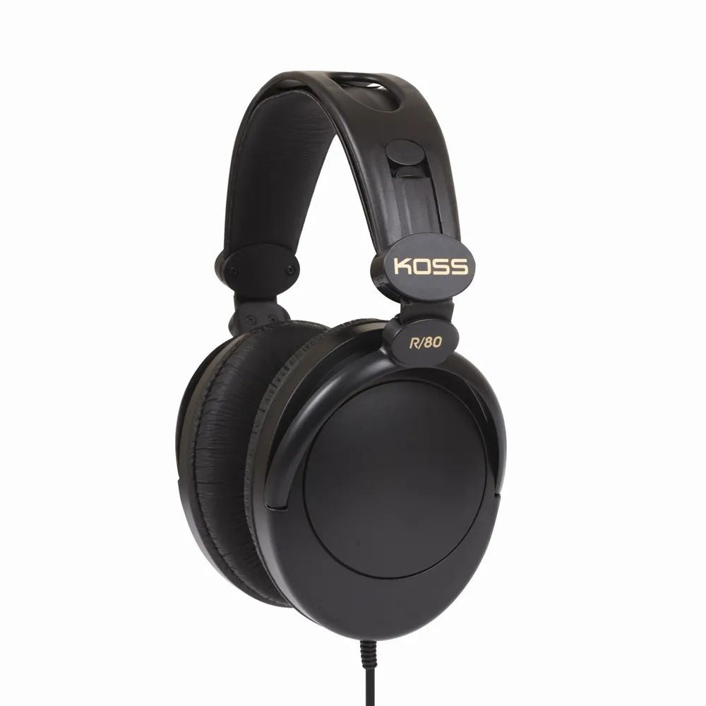 Koss R80 Stereo Headphone - Ear-cup - Wired - Mini-phone (3.5mm) - 8 ft