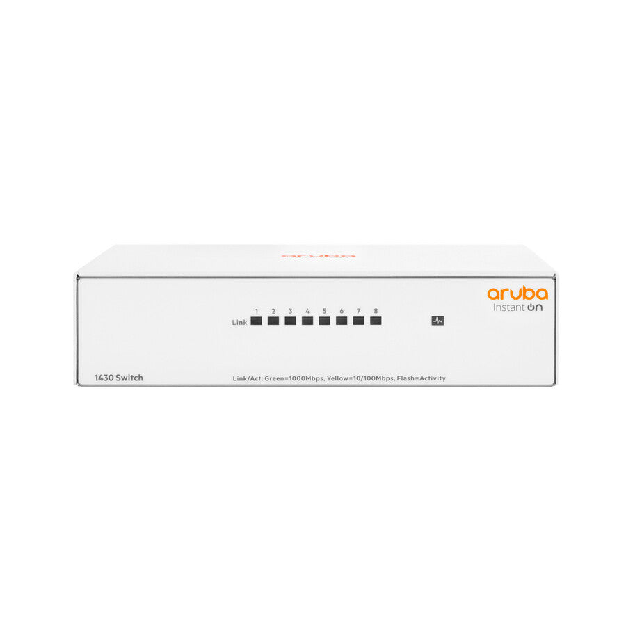 HPE R8R45A#ABA Instant On 1430 8G Switch - 8 Ports - Gigabit Ethernet - 2 Layer