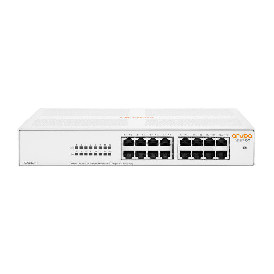 HPE R8R47A#ABA Instant On 1430 16G Switch - 16 Ports - Gigabit Ethernet
