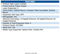 HPE R8S89A Aruba 6300M Layer 3 Switch 24 Ports Manageable - 10 Gigabit Ethernet