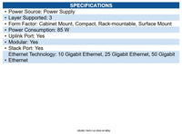 HPE R8S92A CX 6300 Layer 3 Switch Manageable - 10 Gigabit Ethernet, 25 Gigabit