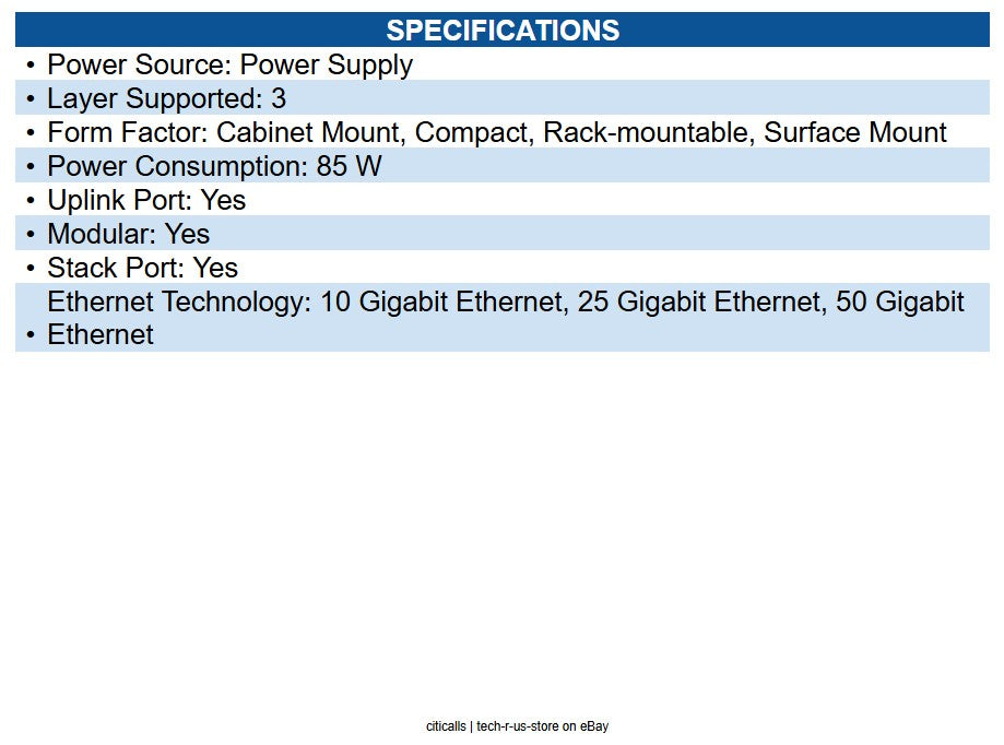 HPE R8S92A CX 6300 Layer 3 Switch Manageable - 10 Gigabit Ethernet, 25 Gigabit
