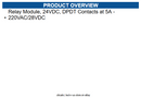 Altronix RB524 Relay Module, 24VDC, DPDT Contacts at 5A - 220VAC/28VDC