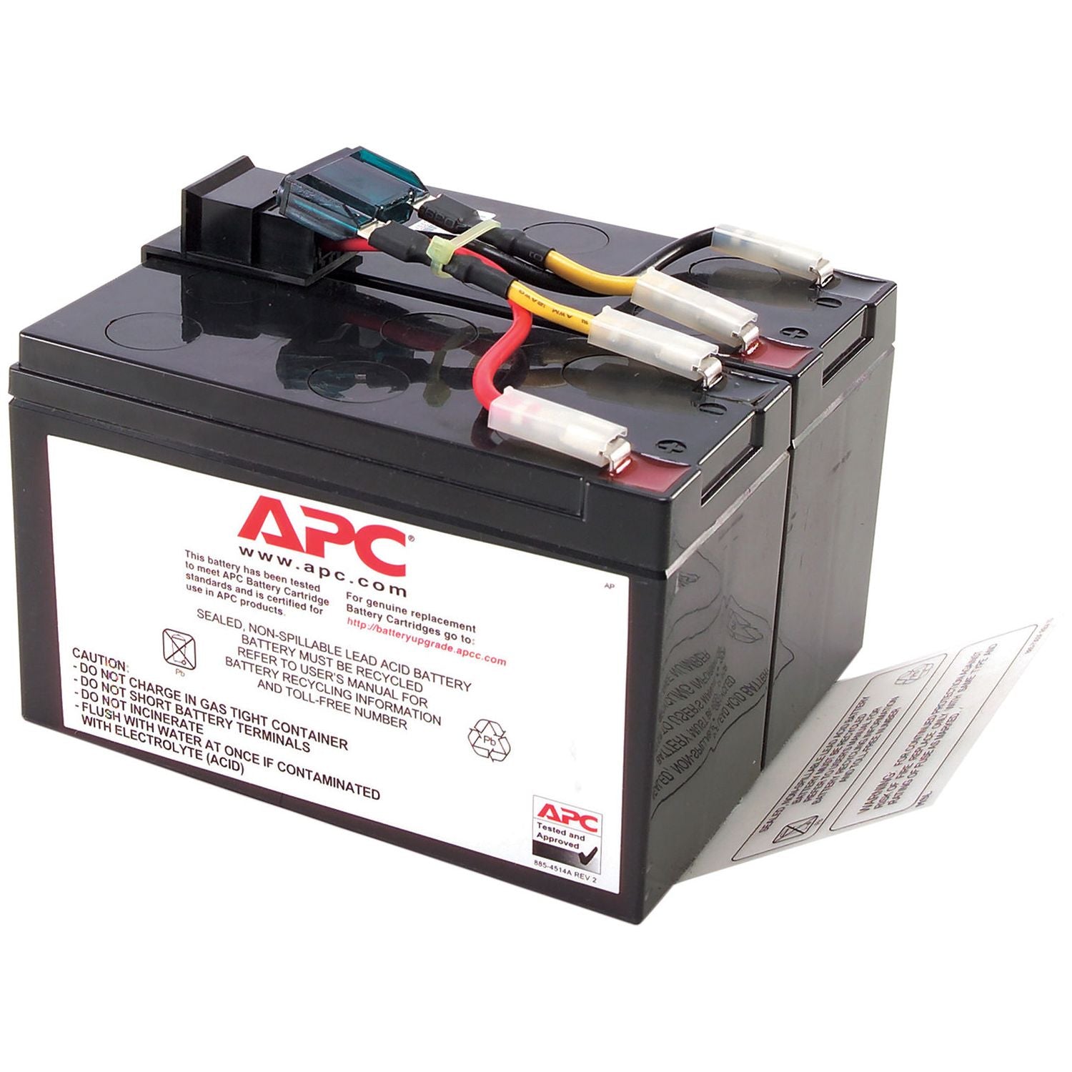 APC RBC48 Replacement Battery Cartridge for Smart-UPS Line Interactive, 24V 7Ah