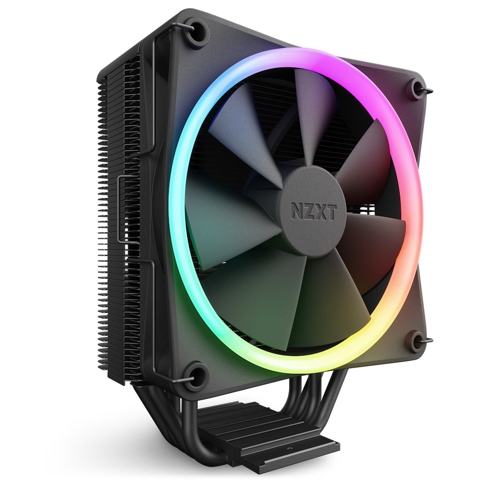 NZXT RC-TR120-B1 T120 RGB CPU Air Cooler with RGB 12V DC 4-pin PWM Black