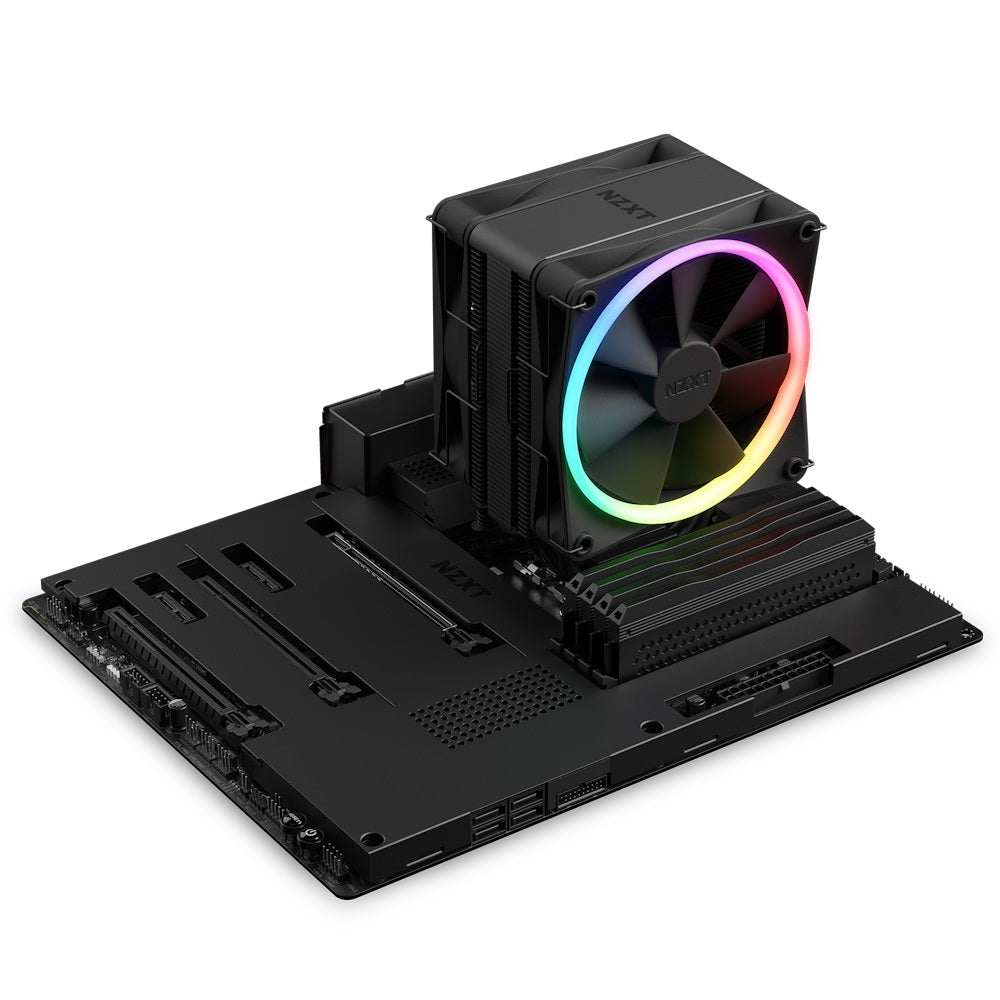 NZXT RC-TR120-B1 T120 RGB CPU Air Cooler with RGB 12V DC 4-pin PWM Black