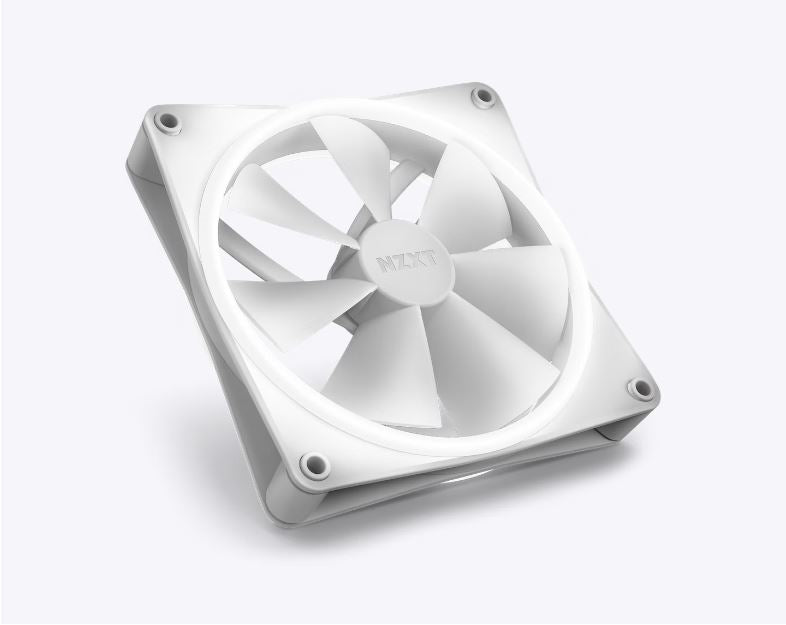 NZXT RF-D14DF-W1 F140 RGB DUO 2x140mm Fan - FDB 4-pin PWM White Retail