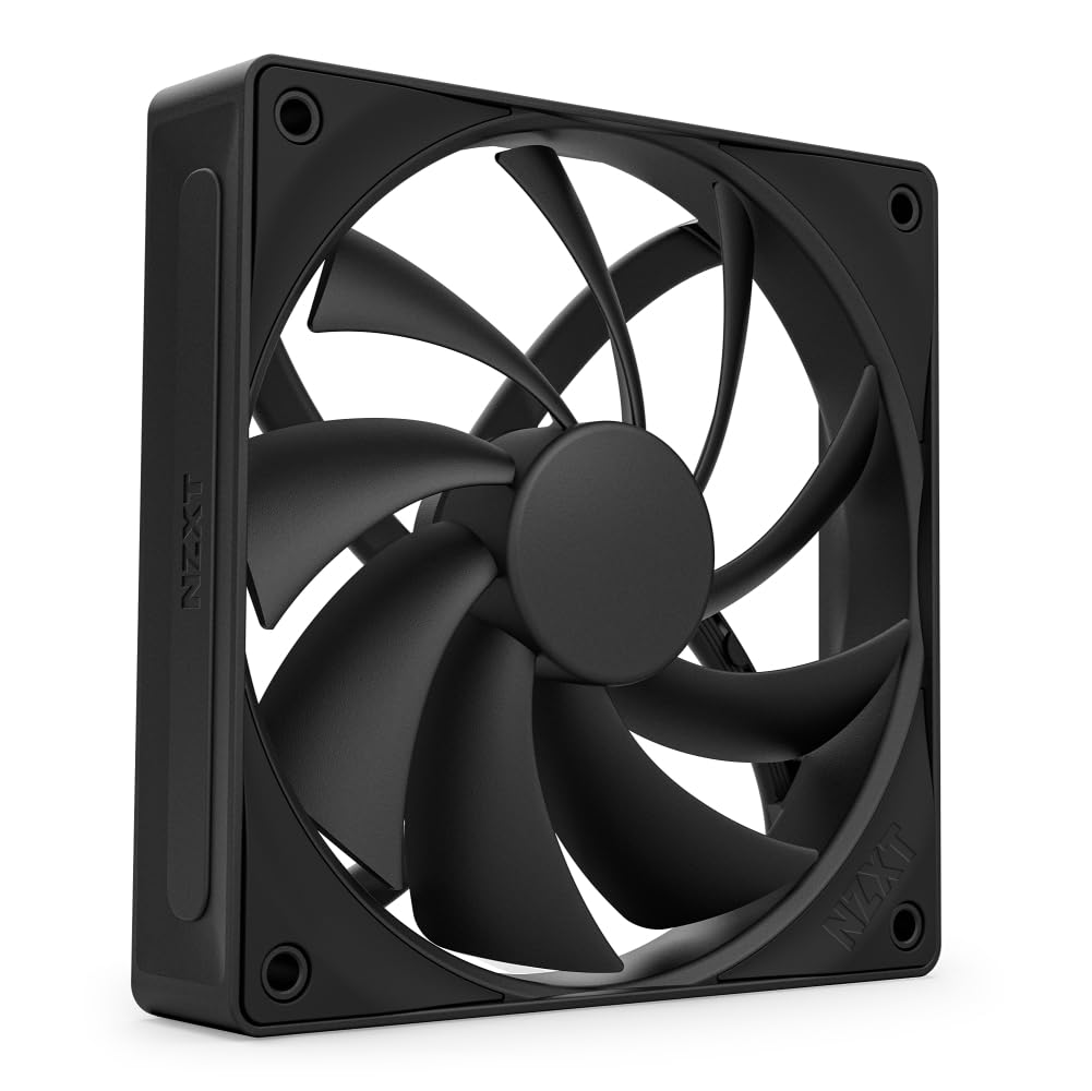 NZXT RF-Q12SF-B2 Fan - F120Q 120mm Quiet Airflow - Single - Black - Retail