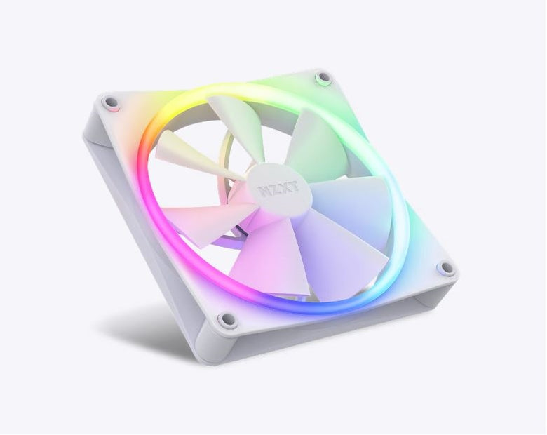 NZXT RF-R14DF-W1 Fan - F140 RGB 2x140mm Fan & Controller 12V DC White Retail