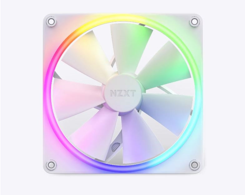 NZXT RF-R14SF-W1 F140 RGB 140mm Fan FDB 12V DC 4-pin PWM White Retail
